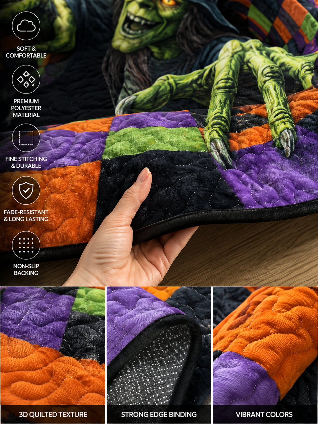 👻 SpookyStep™ 3D Halloween Rug