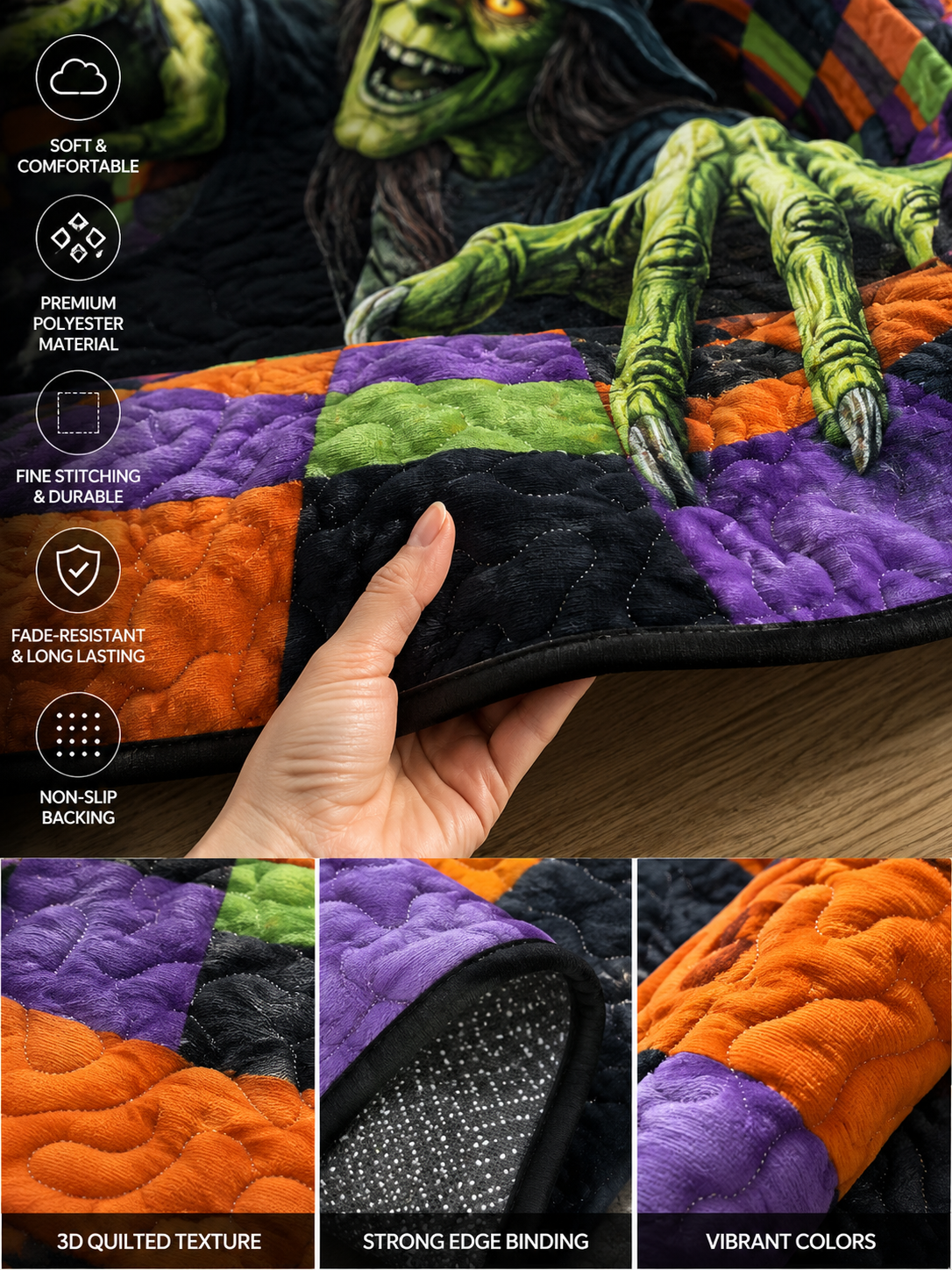 👻 SpookyStep™ 3D Halloween Rug