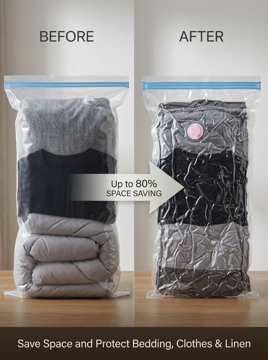 VacuSeal™ Space Saving Vacuum Storage Bags | 15-Piece Set