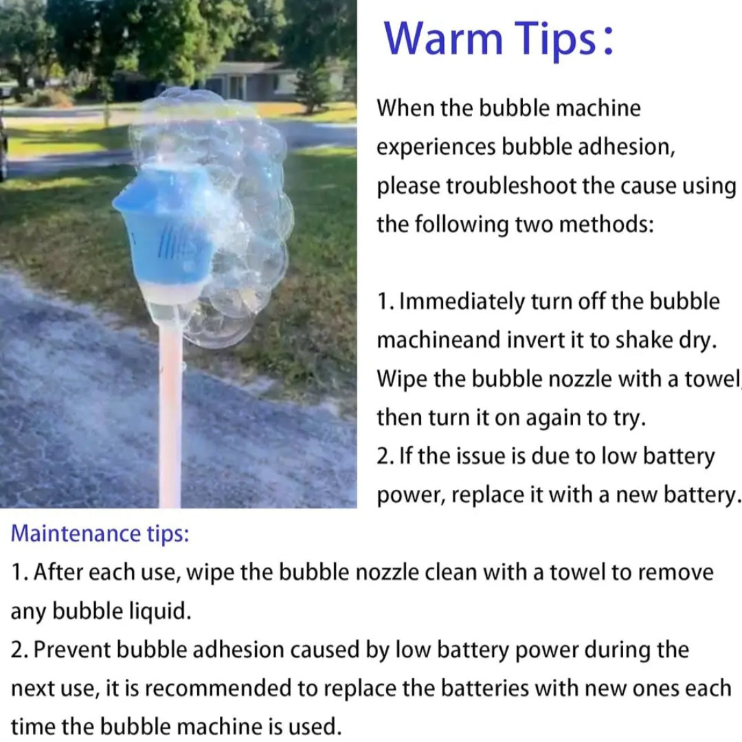 Magic Bubble Maker