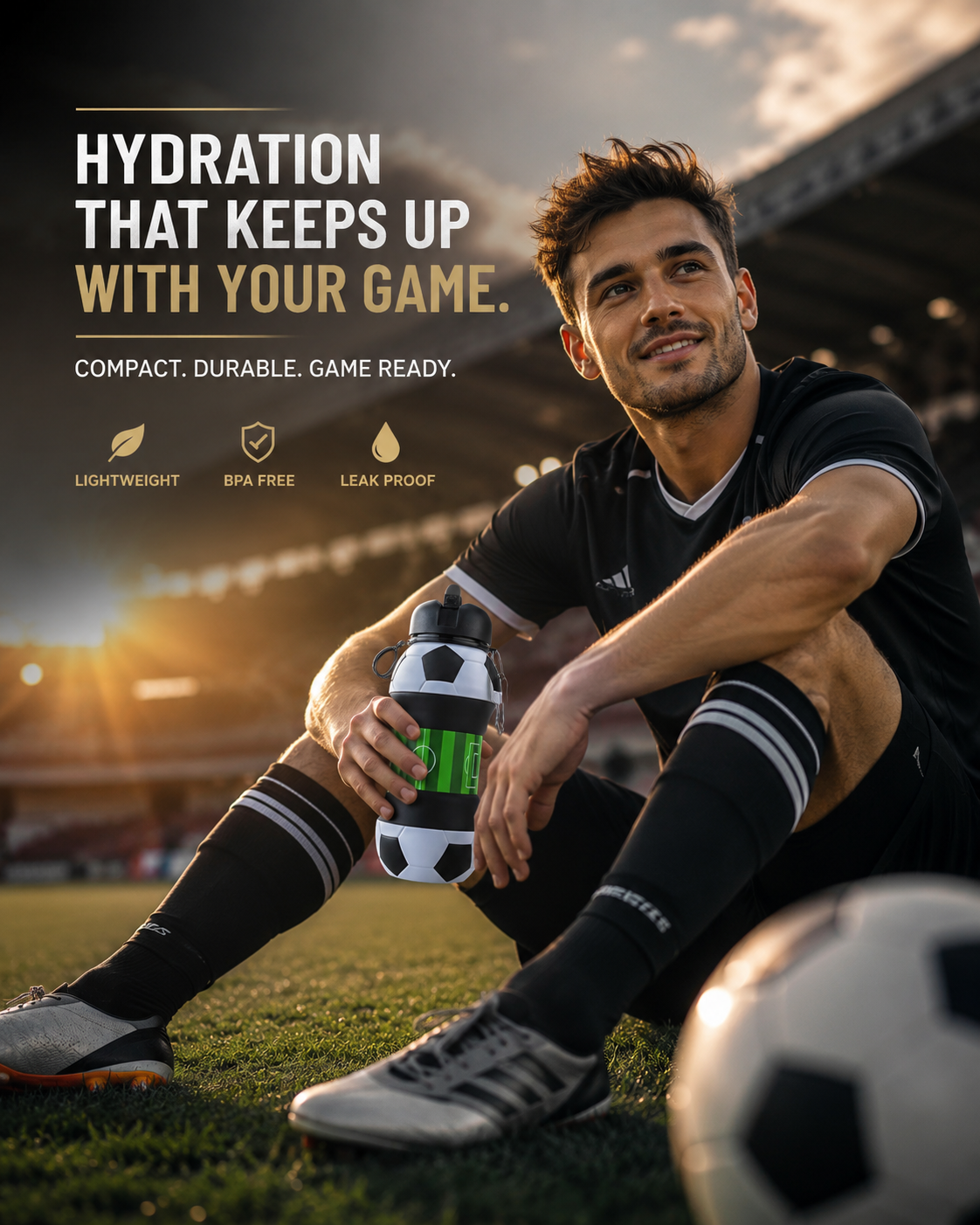 Champion Series™ Premium Football Bottle