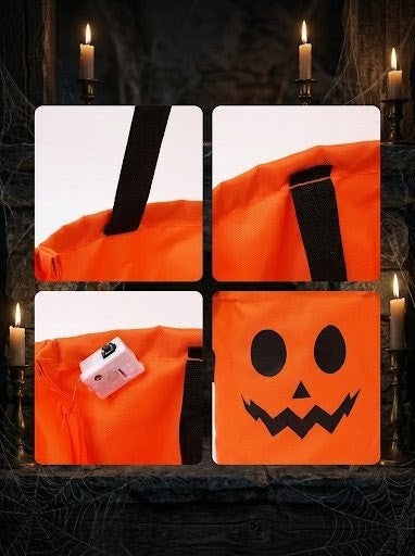 GlowTreat™ Halloween LED Bag 🎃