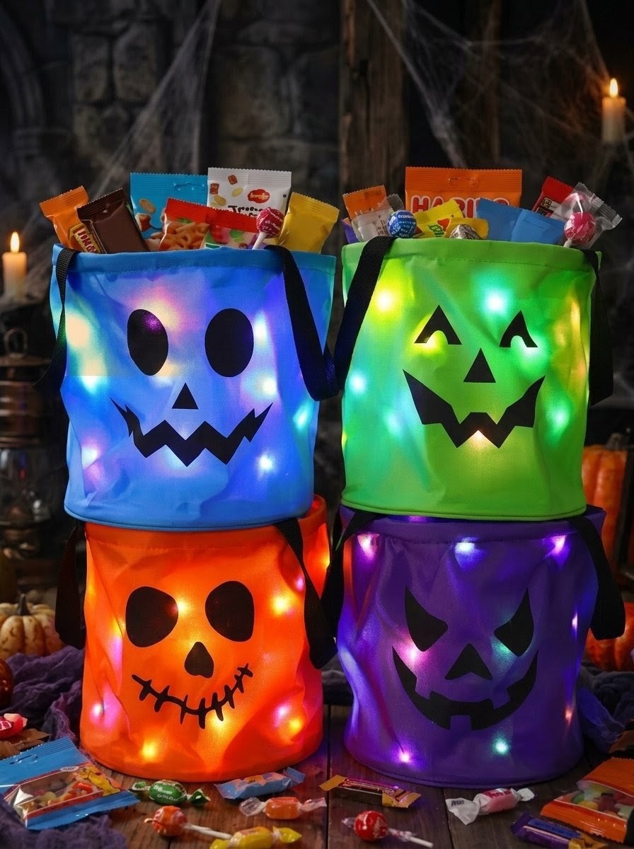 GlowTreat™ Halloween LED Bag 🎃